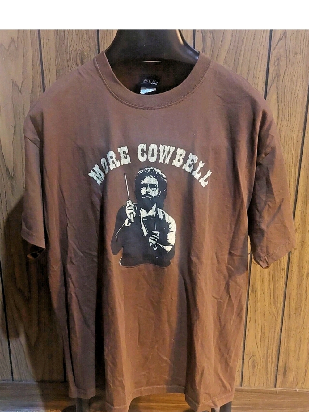 Vintage  'More Cowbell' Shirt Will Ferrell SNL Skit shirt 2006 Brown XL